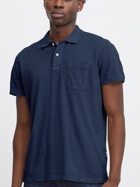 Blend Navy Short Sleeve Polo